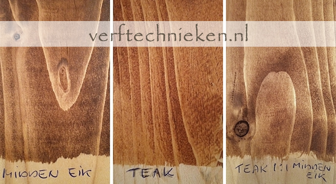 etiket persoonlijkheid Vallen Verweerd hout met verniswas en pigment - Verftechnieken