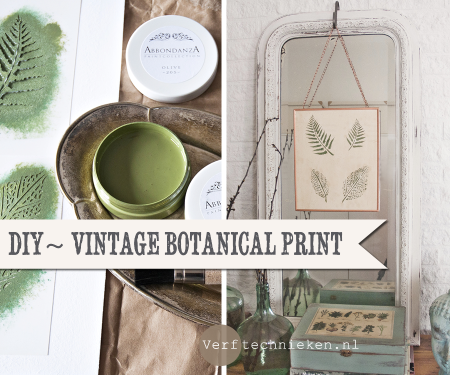 DIY Vintage Botanical Print