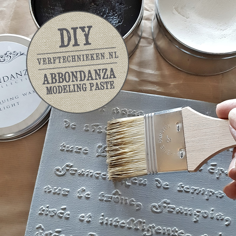 DIY met Abbondanza Modeling Paste