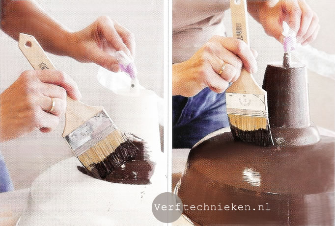 DIY Stoere Lamp met roest effect | verftechnieken.nl