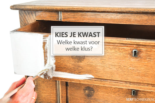 Welke kwast voor welke verfklus?