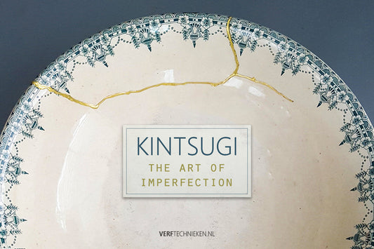 Kintsugi zelf maken met goudverf