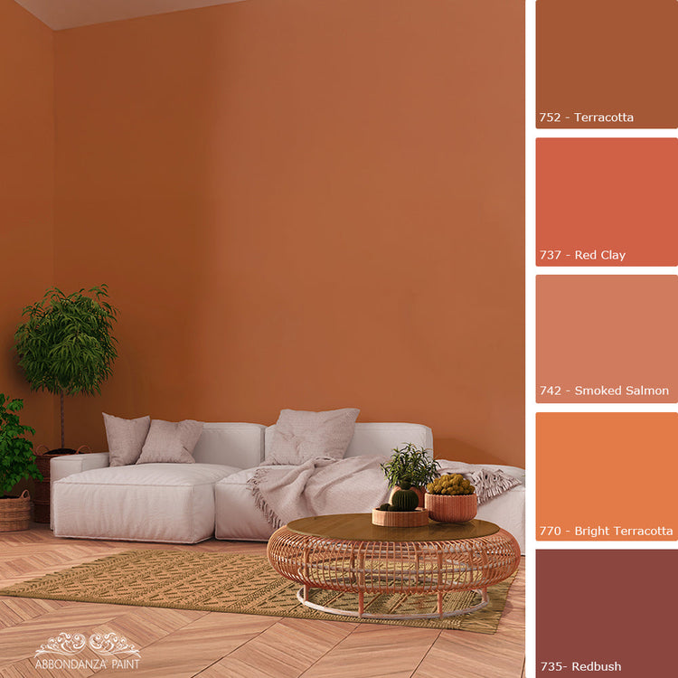 Kleurtrend 2025, Terracotta en andere warme kleuren