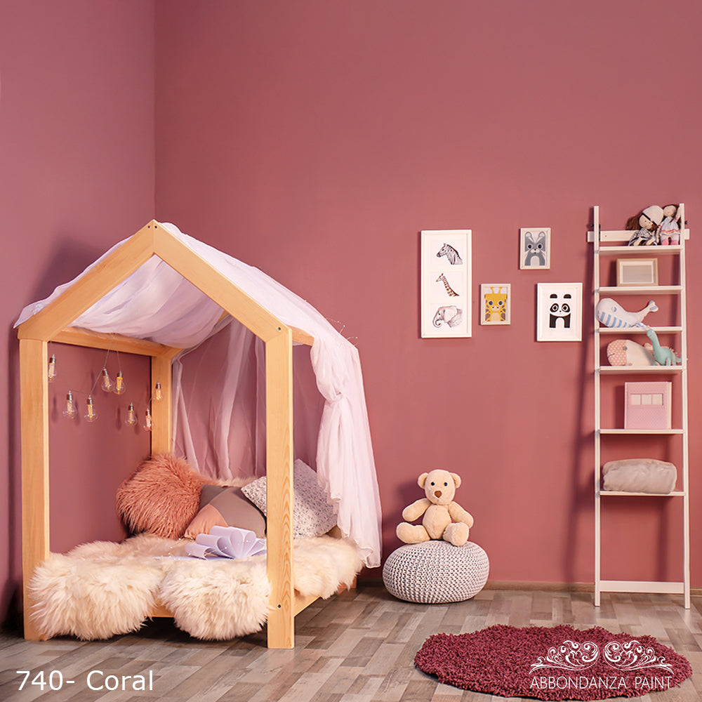 Abbondanza Krijtverf Coral 740 kinderkamer