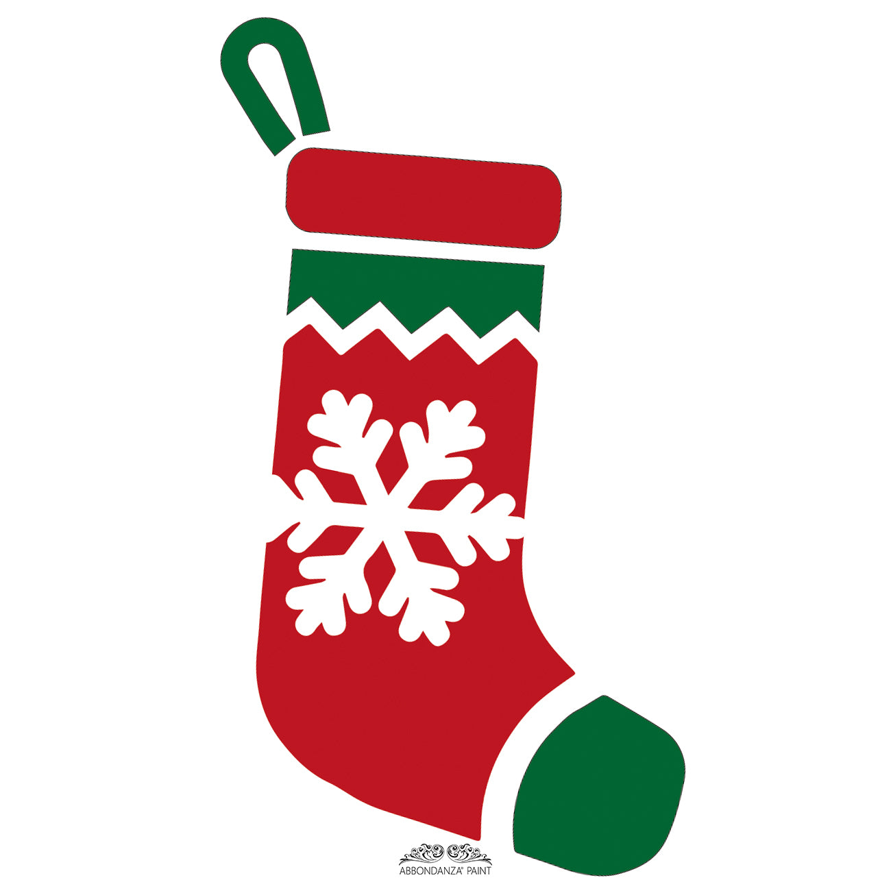 Kerst-stencil kerstsjabloon Christmas Stockings