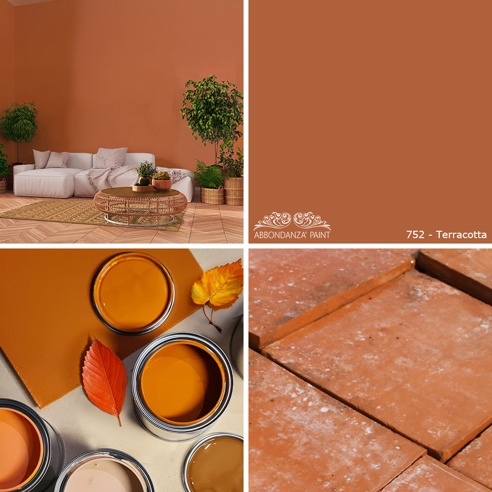 Abbondanza Krijtverf kleurinspiratie Terracotta