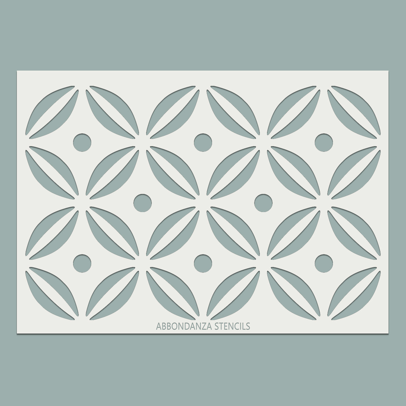 Stencil Petal Circles