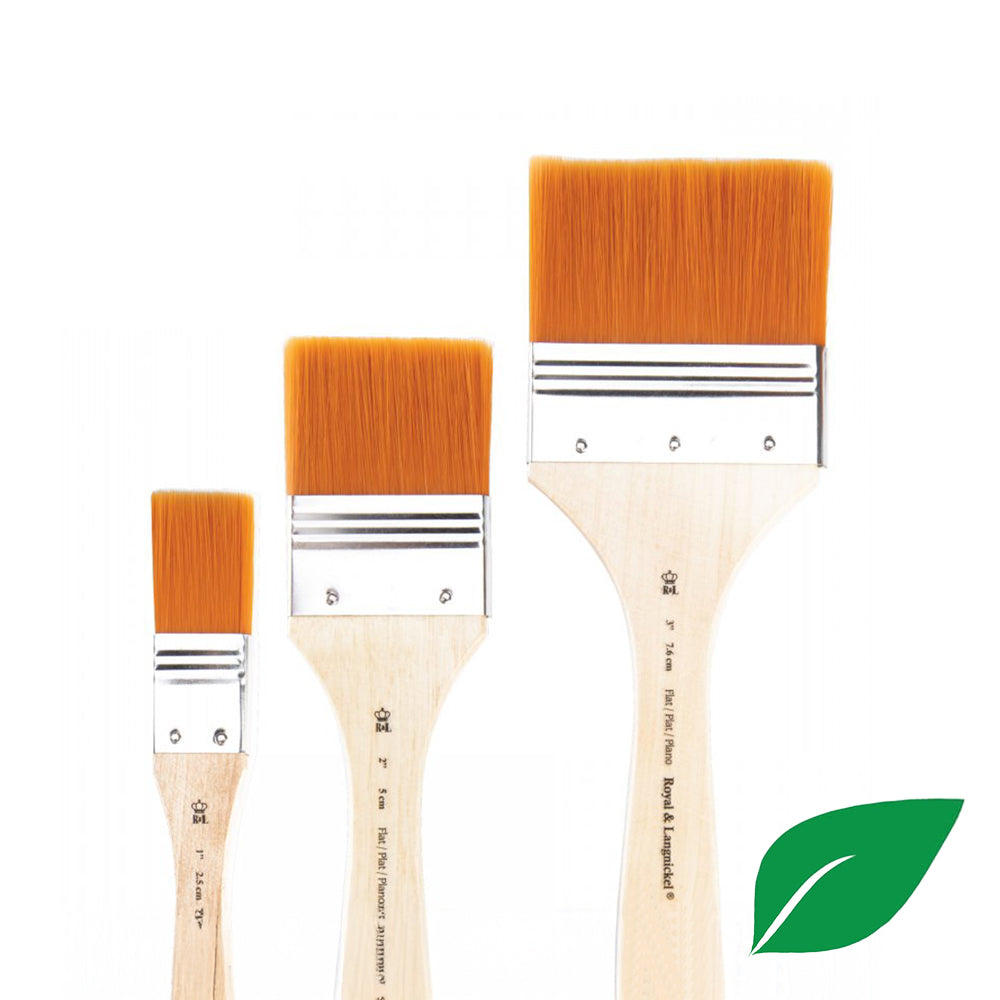 DOPENSPI 3 maten platte paddlekwast, platte kwast brede DOPENSPI 3 maten platte paddlekwast, platte kwast brede