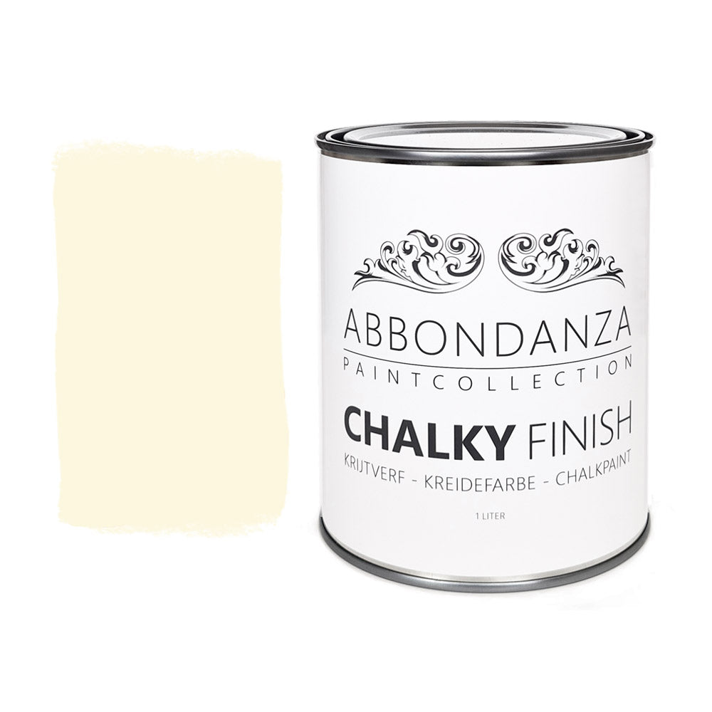 Krijtverf Creamy White is een klassieke crèmekleur met een vanille ondertoon