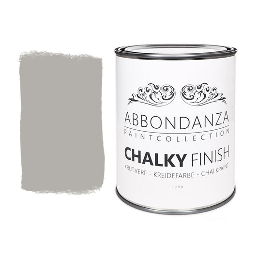 Krijtverf Soft Grey is een warme middengrijze kleur