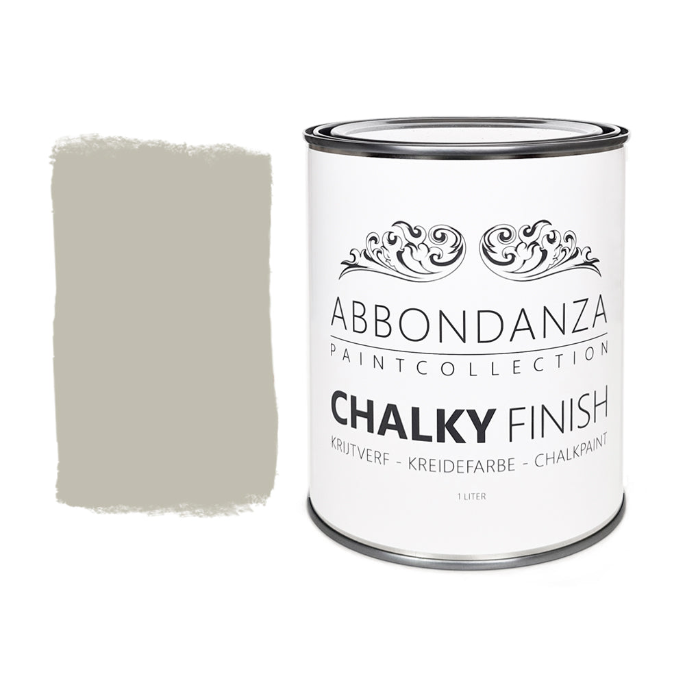Krijtverf Historical Grey is een middengrijze tint met een warme ondertoon