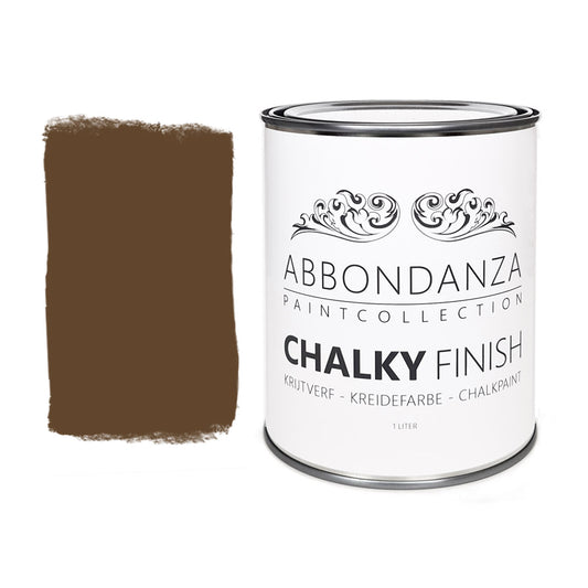 Krijtverf Mocha is een mokkabruine kleur met een warme ondertoon