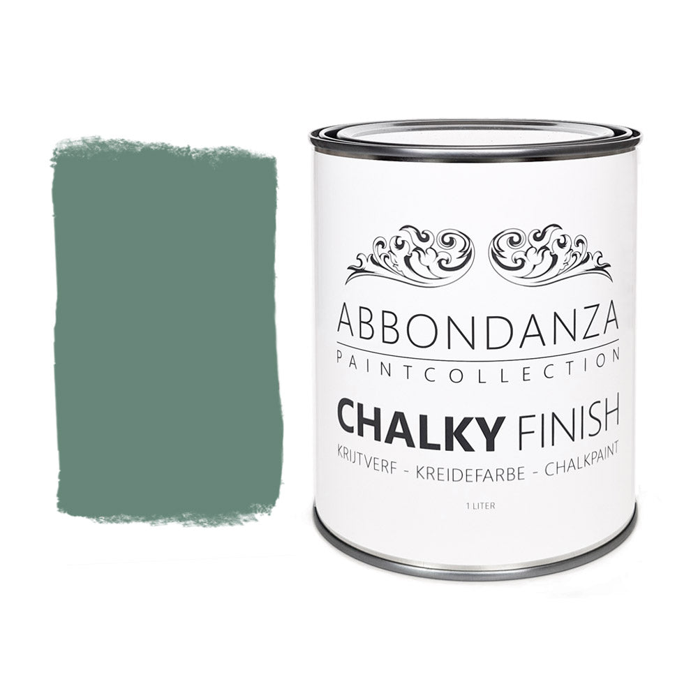 Abbondanza krijtverf Dark Verdigris, blauwgroen
