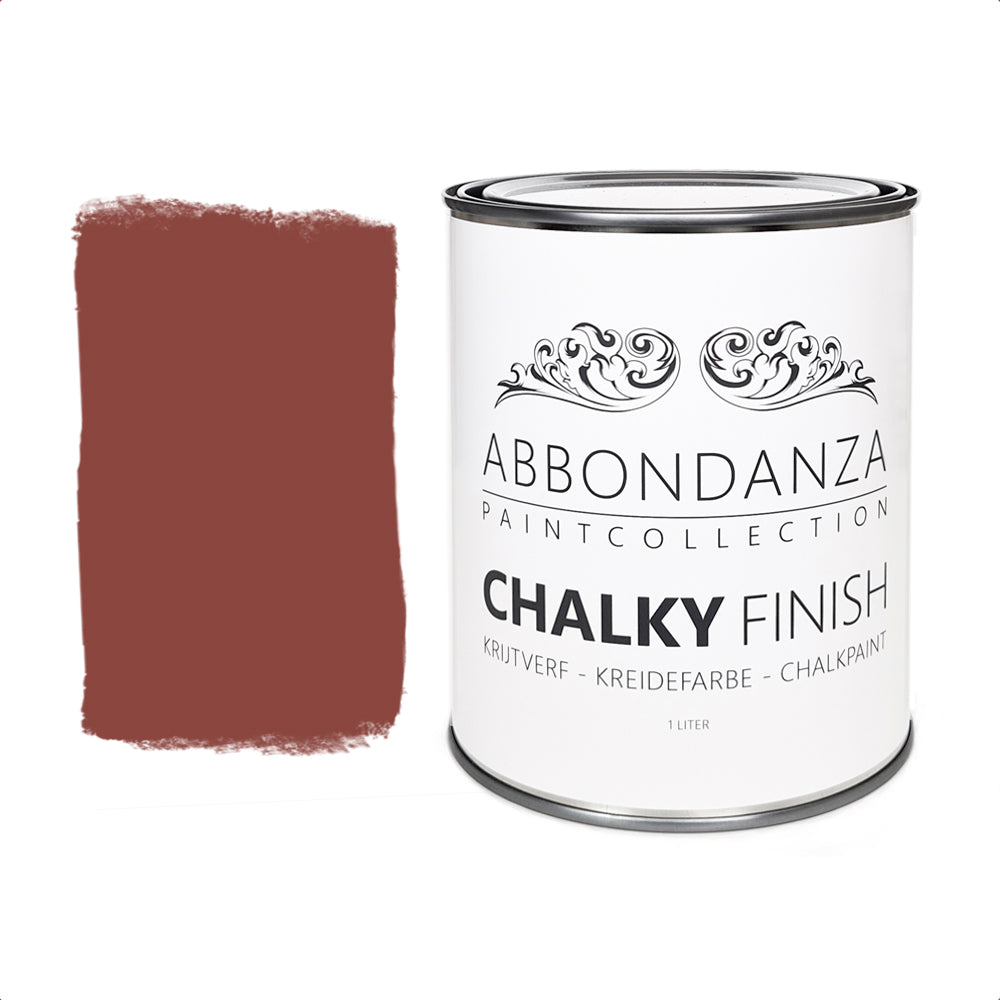 Abbondanza krijtverf Redbush, roodbruine roesttint
