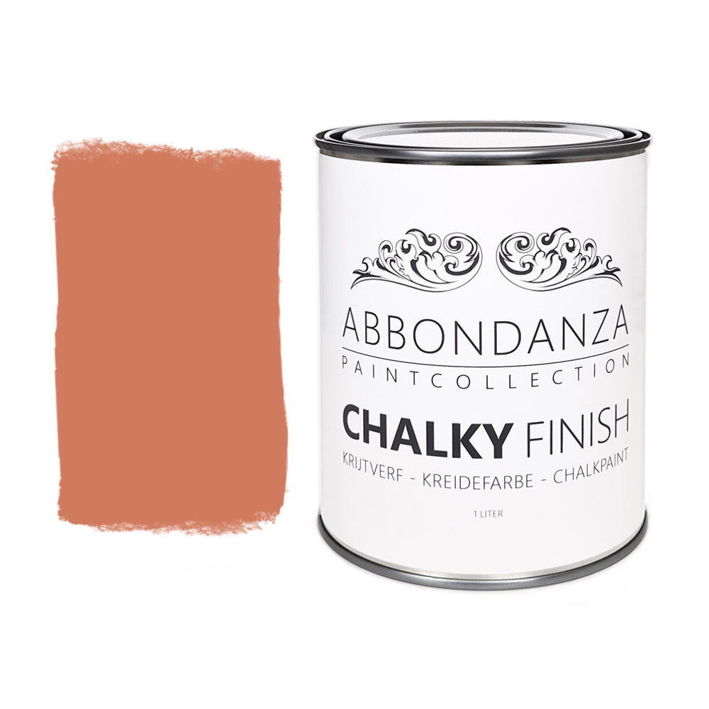 Abbondanza krijtverf Smoked Salmon, diepe warme zamroze kleur.