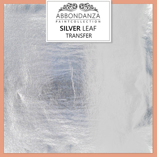 Abbondanza transfer bladzilver, 25 vel vast op vloei.