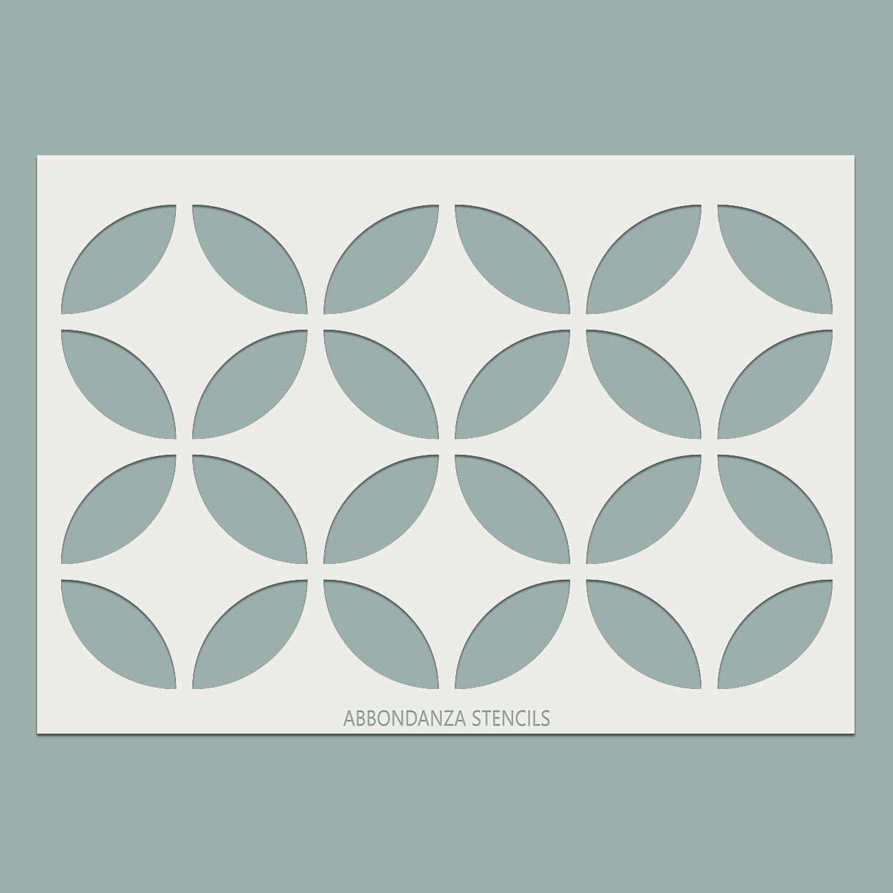 Abbondanza stencil Retrocircles, patroonstencil
