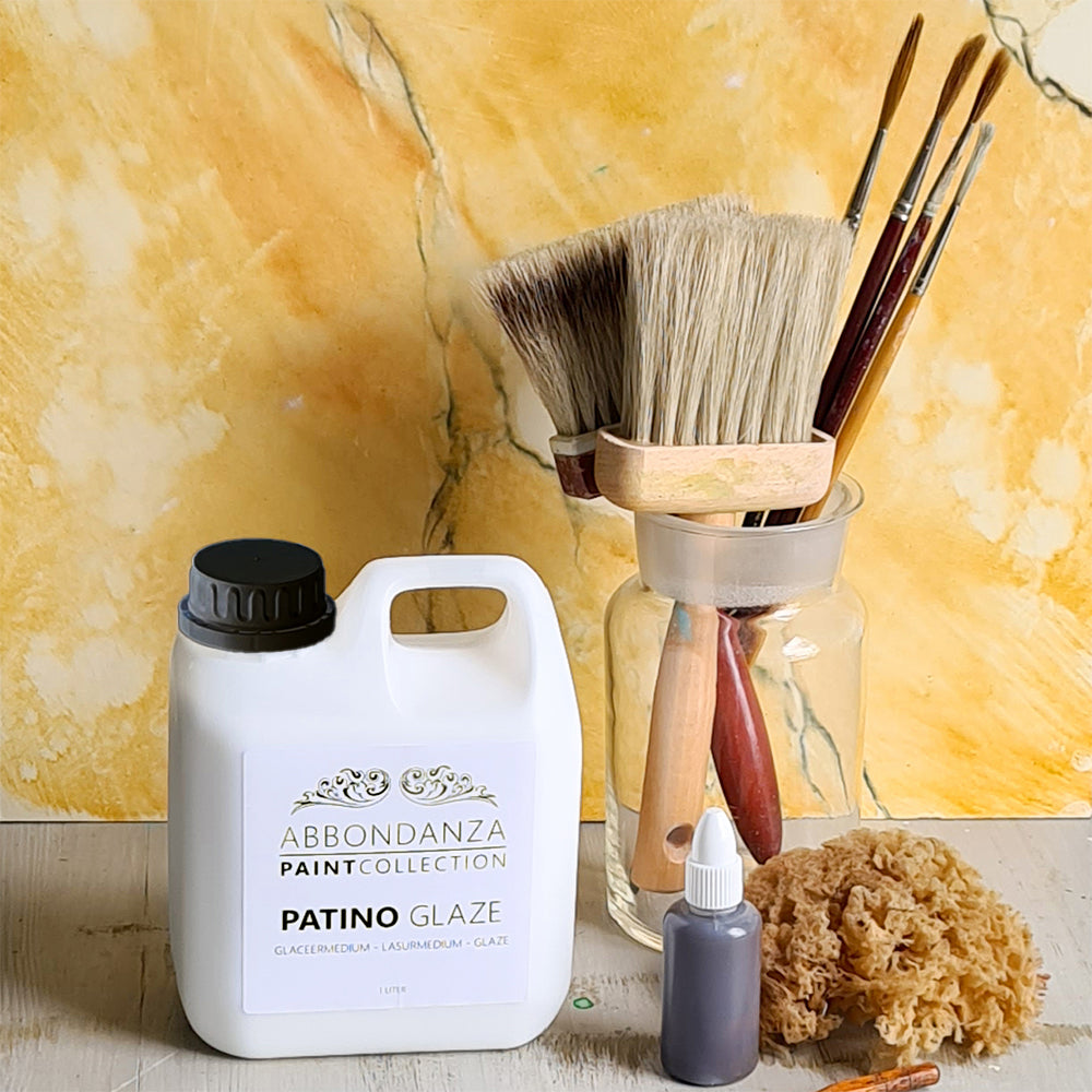 Abbondanza Patino glaze voor marmer imitatie