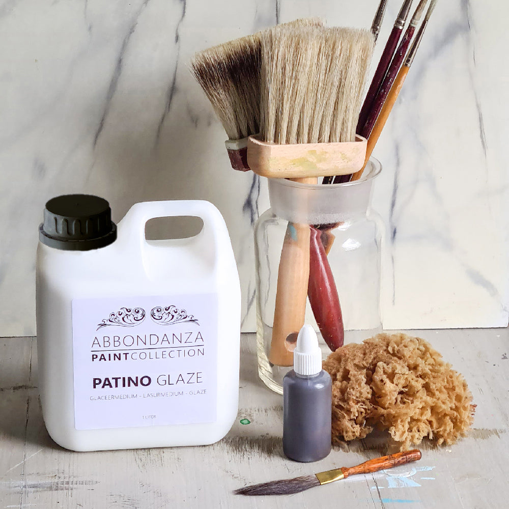 Abbondanza Patino glaze voor decoratieve effecten