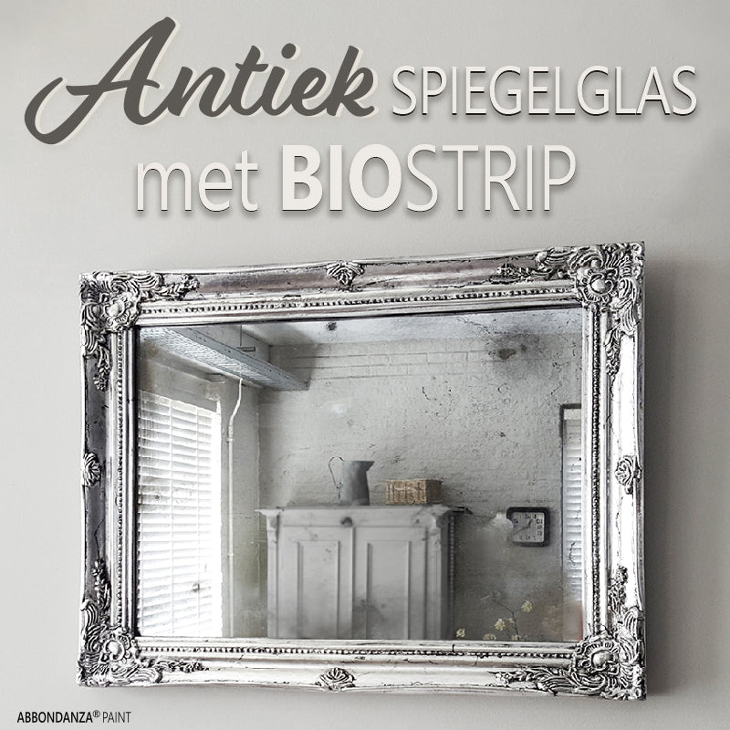 Antiek spiegelglas maken met Abbondanza Bio Strip