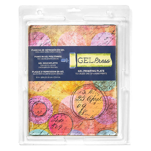 Gel Press plaat, gelliplate, drukplaat