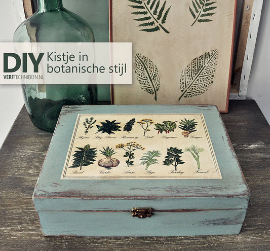 DIY Kistje in botanische stijl