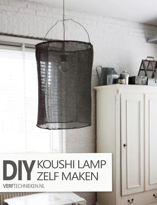 DIY Koushi inspired lamp