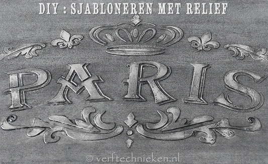 Sjabloneren met reliëf