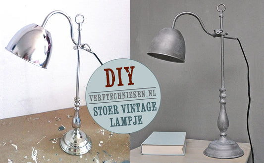 DIY Vintage lamp maken