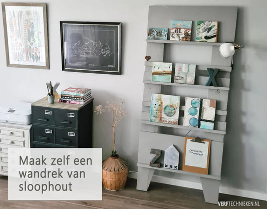 Wandrek van sloophout zelf maken