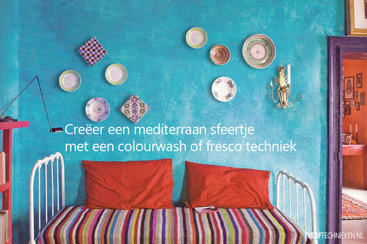 Colourwash in een mediterraan sfeertje