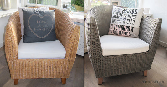 Lloyd Loom & rieten stoelen vergrijzen