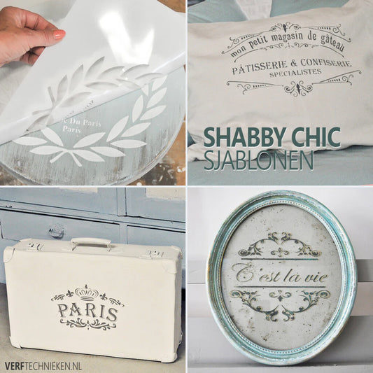 Shabby Chic sjablonen