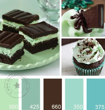 Kleurinspiratie {Mint & Chocolate}