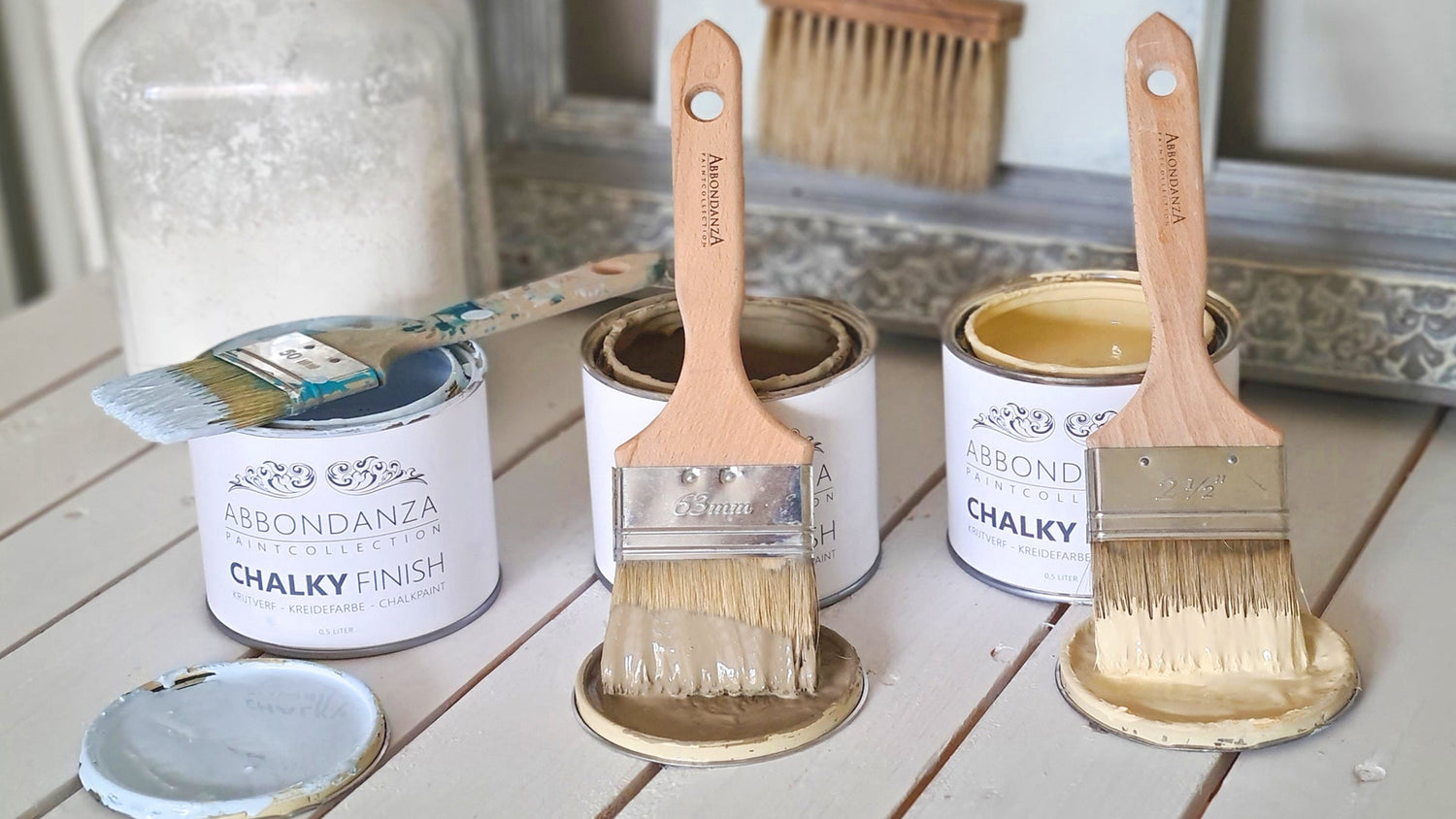 Krijtverf collectie in 120 kleuren bij Verftechnieken