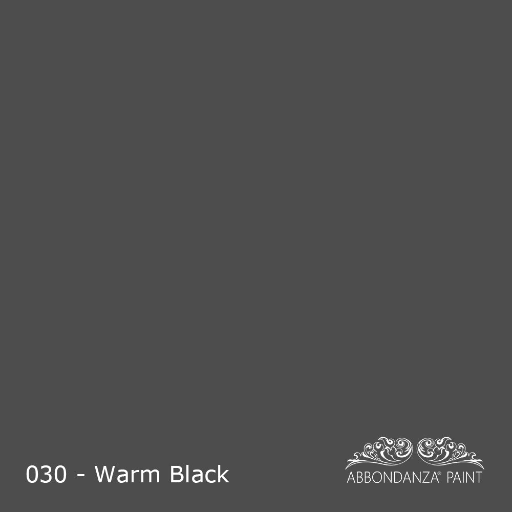 030 Warm Black-kleurstaal