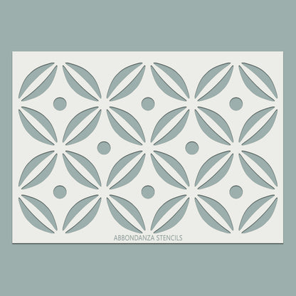 Stencil Petal Circles