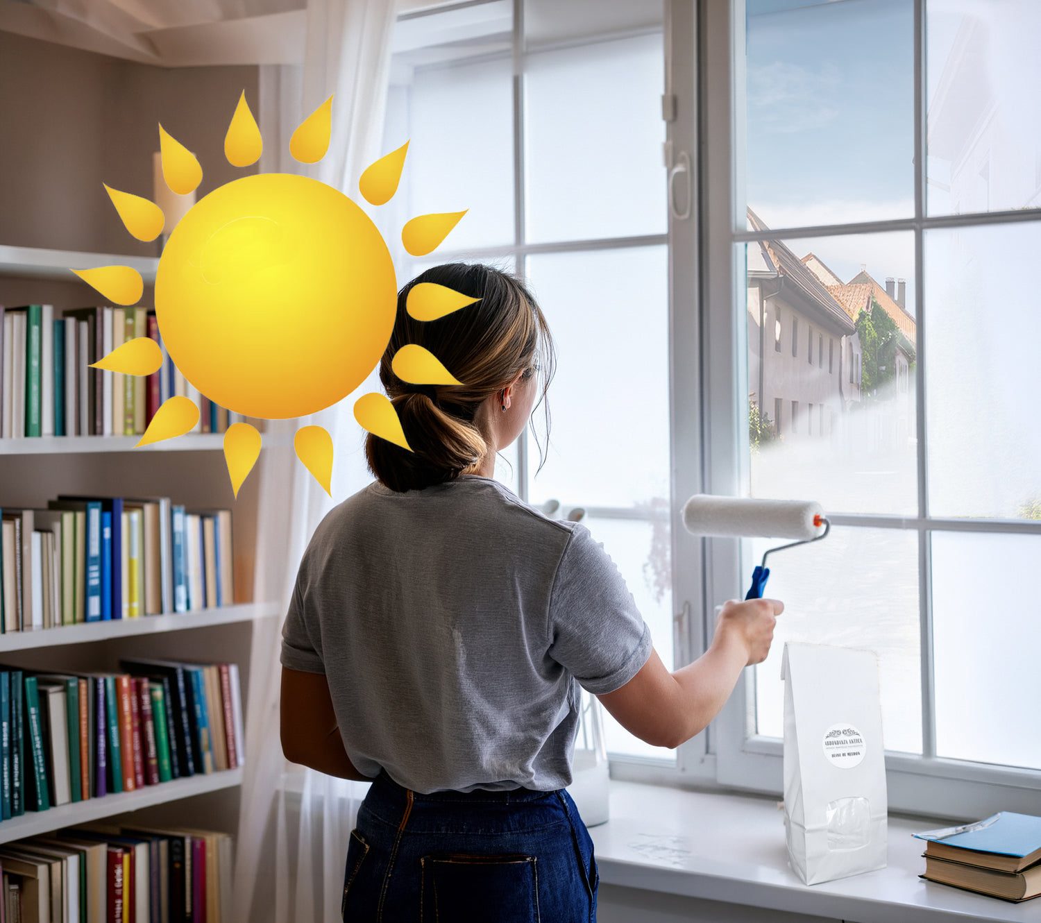 Blanc de Meudon tegen zonnewarmte