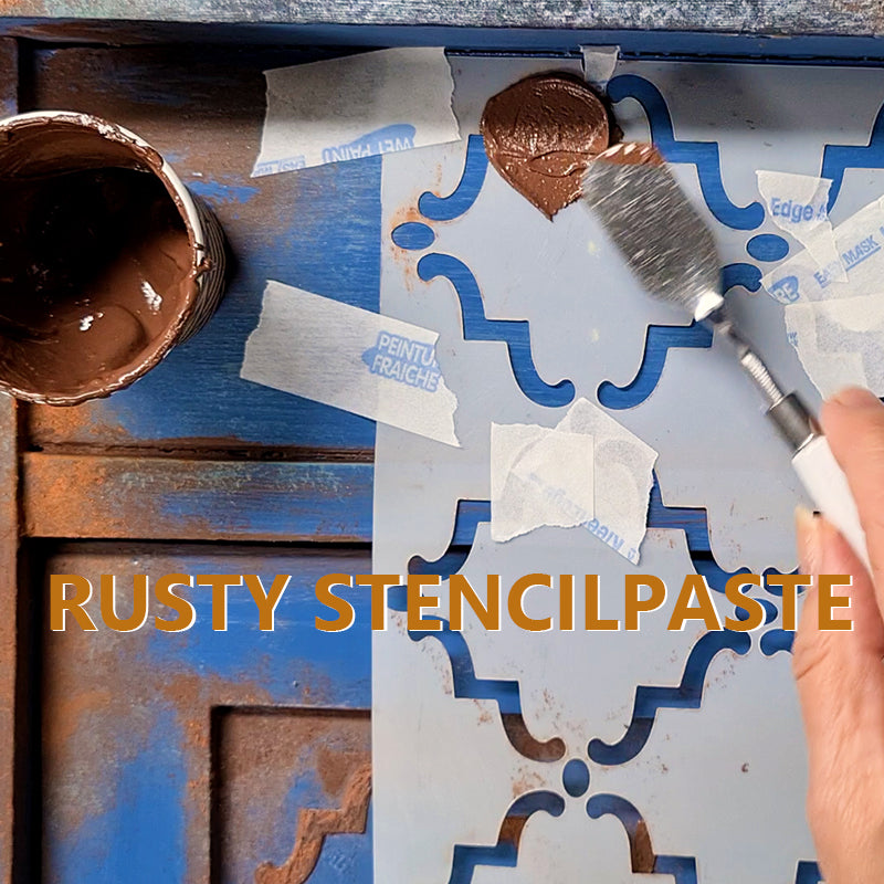 Zelf roest-stencilpasta maken