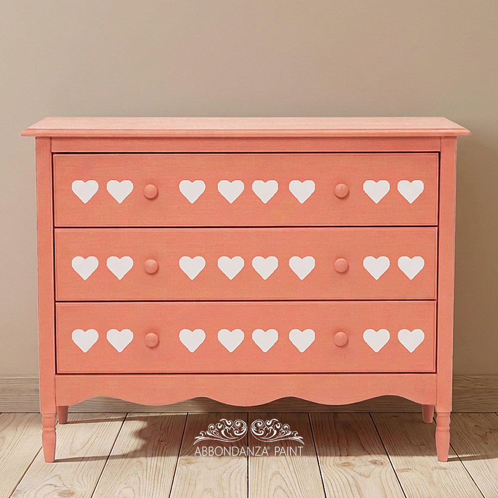 Stencil Big Heart Pattern