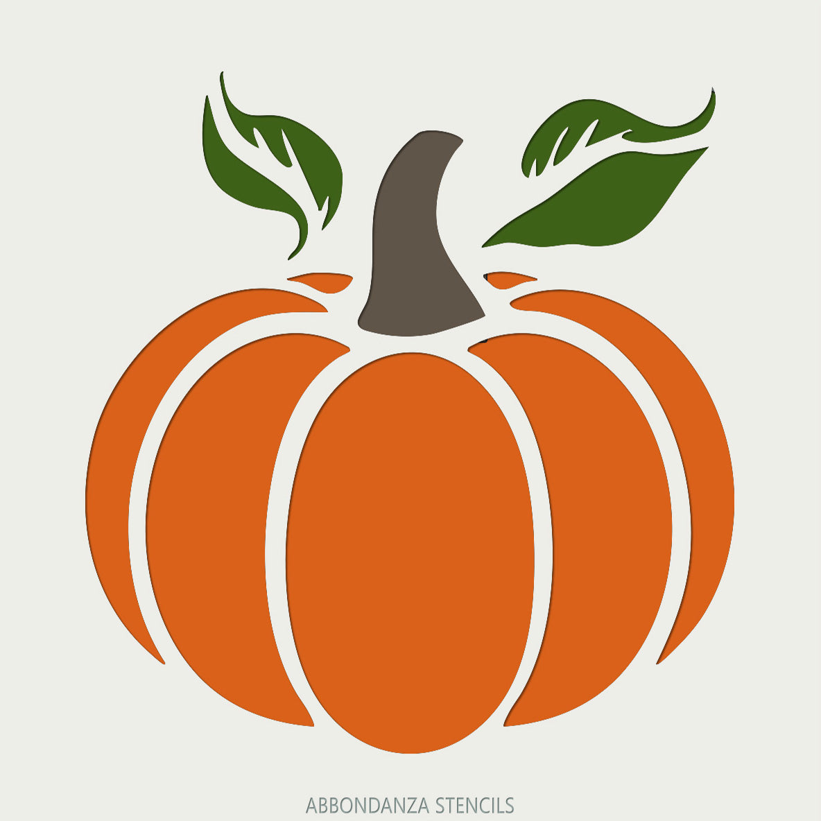 Stencil Pumpkin, pompoenstencil van Abbondanza