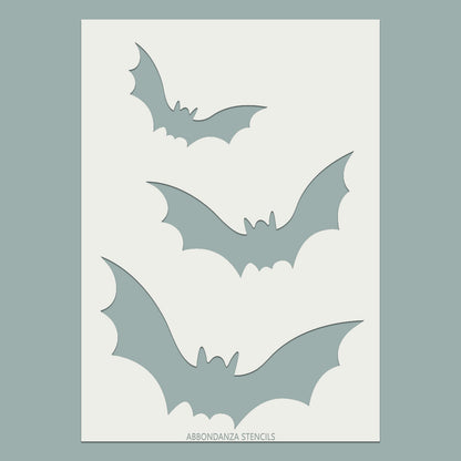 Abbondanza Stencil Flying Bats