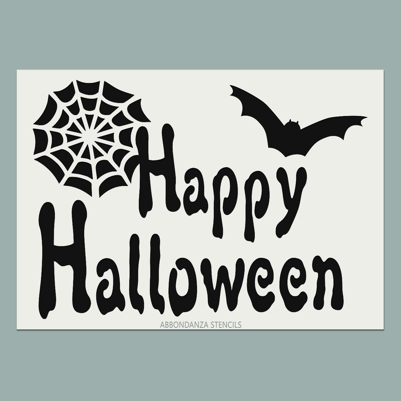 Stencil Happy Halloween