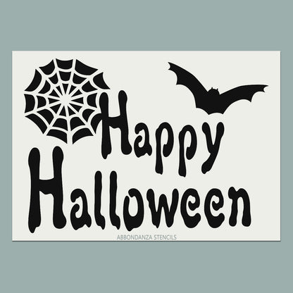 Stencil Happy Halloween