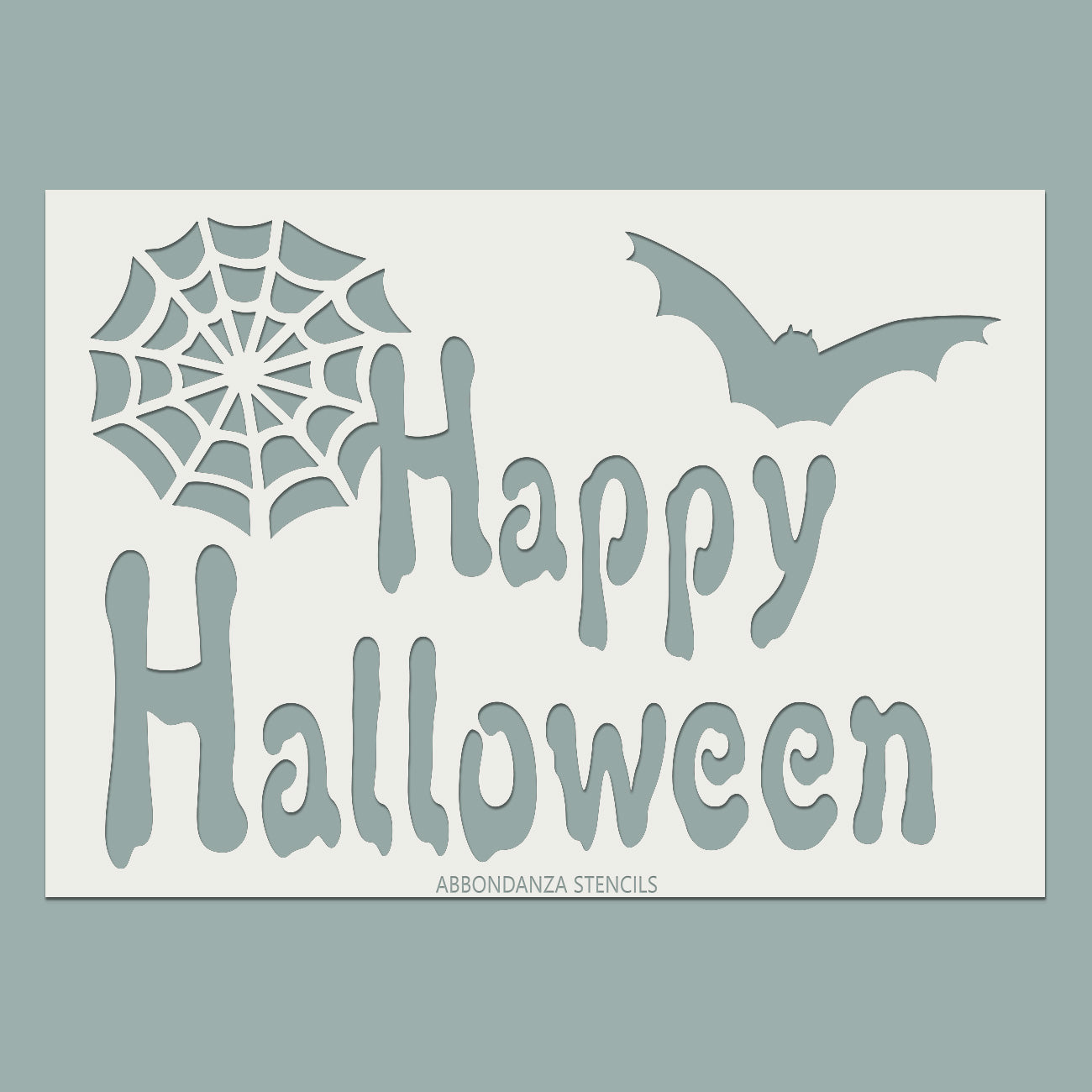 Abbondanza Stencil Happy Halloween