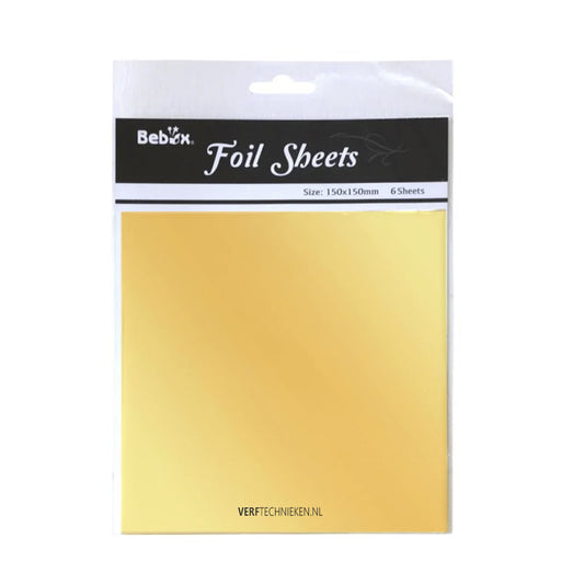 Transferfolie goud 6 sheets