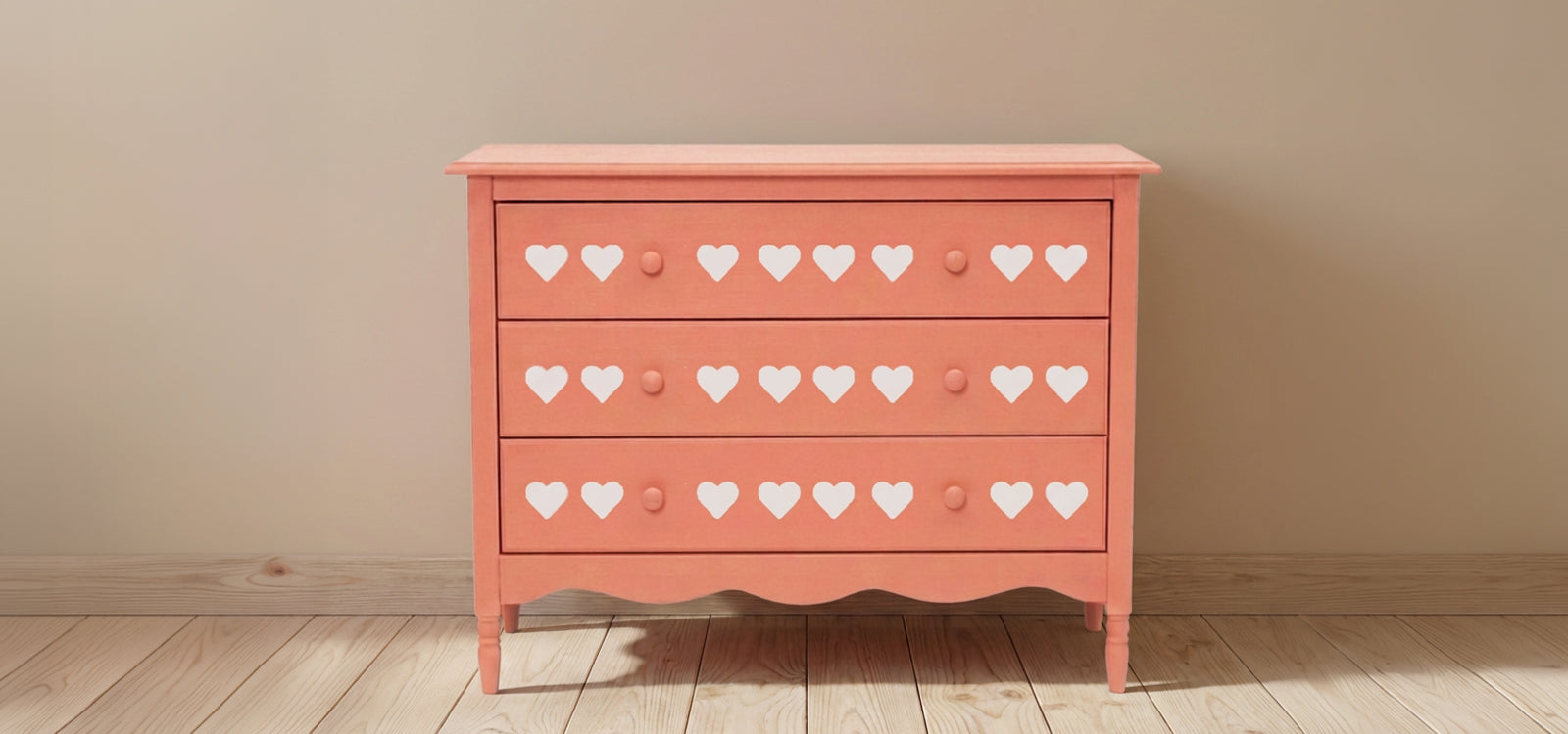 Valentijn tip: sjabloneren met hartjes