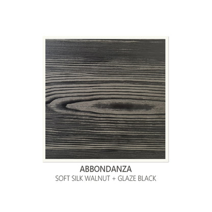 Abbondanza glaze black hout imitatie