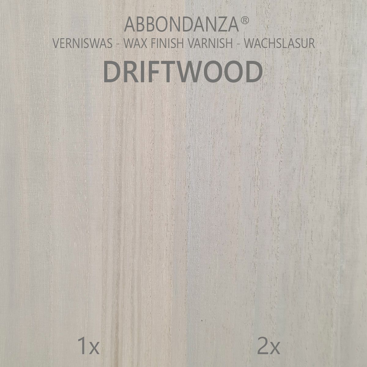 Abbondanza verniswas Driftwood voorbeeld