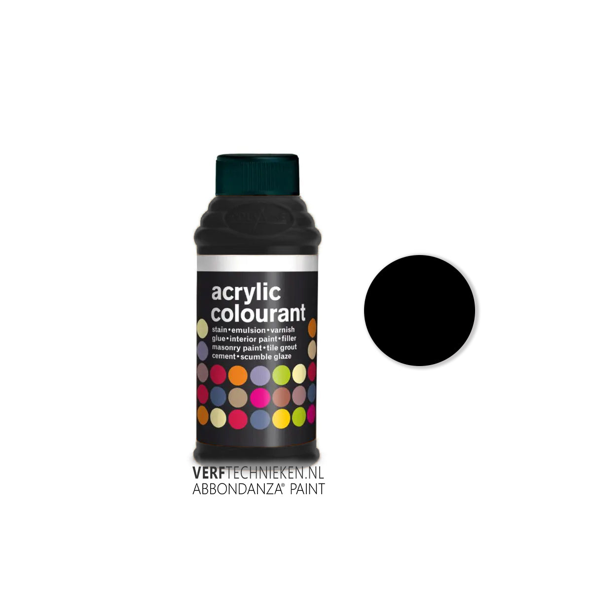 Acrylpigment Zwart